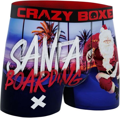 سراويل داخلية بوكسر CRAZY BOXER Holidays X1 in Kuwait