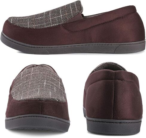 Zizor Men's Lightweight House Slipper with Memory Foam, Cozy Closed Back Bedroom Slipper for Indoor Outdoor, Gift for Father/Dad in Kuwait