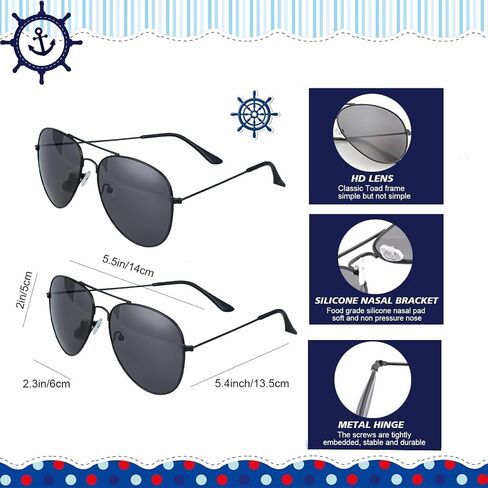 Yacht Captain Hat Costume Accessories Set Cosplay Boat Skipper Cap Sailor Hat Scarf Sunglasses Anchor Brooch in Saudi Arabia