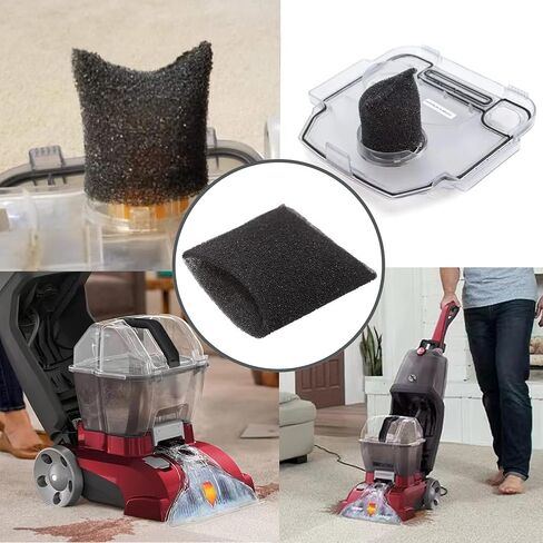 Aolleteau 4 Pack Foam Tank Filter Compatible with Hoover Steam Vacuum Cleaner F5800 Series in Kuwait