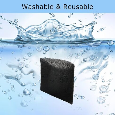 Aolleteau 4 Pack Foam Tank Filter Compatible with Hoover Steam Vacuum Cleaner F5800 Series in Kuwait