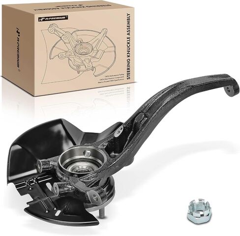 A-Premium Front Steering Knuckle & Wheel Bearing Hub Assembly Compatible with Hyundai Sonata 2006 2007 2008 2009 2010, Right Passenger Side, Replace# LK108 in Saudi Arabia