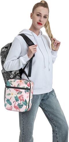 Insulated Lunch Box for Girls Men Women Corgi Lunch Box for Work,Picnic,School,Travel,Hiking, Beach or Fishing Polyester Corgi Lunch Bag in Kuwait