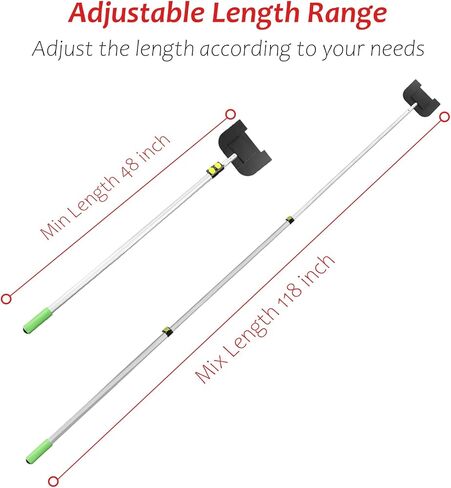 حامل تمديد مسطح بطول 9.8 قدم - ضع واقي الحافة بسهولة أثناء ضبط الأشرطة - يحسن الإنتاجية - يأتي مع ملحق نهاية قضيب ملولب 3/4-6 - ملحقات النقل بالشاحنات in Kuwait