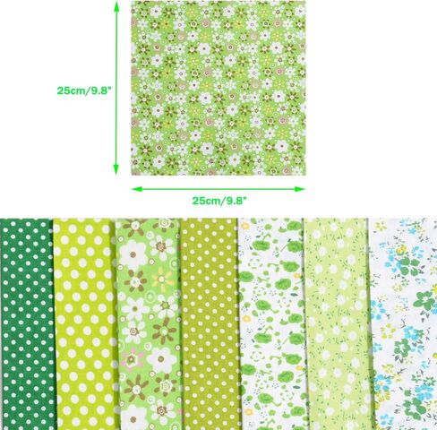 70 قطعة من حزم نسيج اللحف المربعة ذات التصميم غير المتكرر، 9.8 بوصة × 9.8 بوصة (25 × 25 سم) 100% قطن مطبوع على شكل زهور، متعدد الألوان مسبقًا للخياطة اليدوية المرقعة in Saudi Arabia