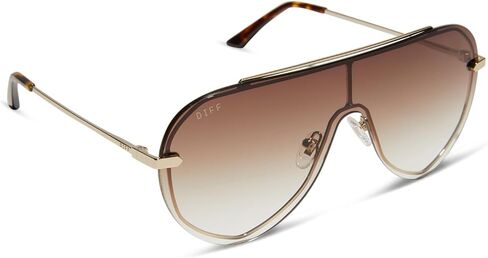 DIFF Imani Designer Oversized Shield Sunglasses for Women UV400 Protection in Saudi Arabia