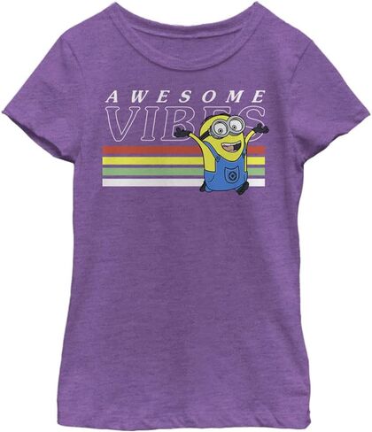تي شيرت Awesome Vibes للفتيات من Minions in Kuwait
