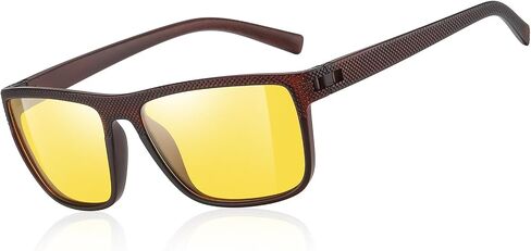 Night Vision Glasses for Men and Women Yellow Safety Driving Glasses with UV Protection and Anti Glare in Saudi Arabia