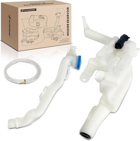 A-Premium Windshield Washer Reservoir Compatible with Select Honda Models - Civic 2016 2017 2018, with (Washer Pump/Filler Neck/Cap/Hose/Bracket) - Replace# 15198212 in Saudi Arabia