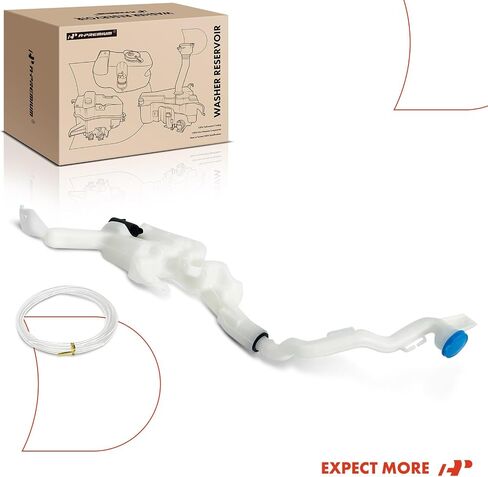 A-Premium Windshield Washer Reservoir Compatible with Select Honda Models - Civic 2016 2017 2018, with (Washer Pump/Filler Neck/Cap/Hose/Bracket) - Replace# 15198212 in Saudi Arabia