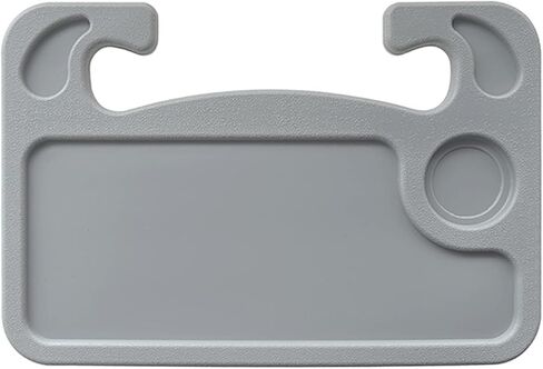 Steering Wheel Tray Universal Double-Sided Car Food Trays for Eating Reading Car Tray Table for Travel Cup Holder Desk for Driver Car Laptop Mount (Gray) in Kuwait