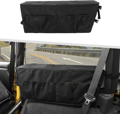 Jimen Compatible with Jeep Wrangler TJ 1997-2006, Trunk Storage Bag Cargo Organizer, Passenger Side in Saudi Arabia