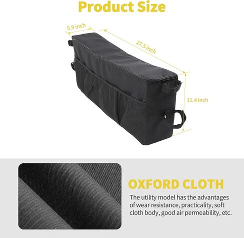 Jimen Compatible with Jeep Wrangler TJ 1997-2006, Trunk Storage Bag Cargo Organizer, Passenger Side in Saudi Arabia