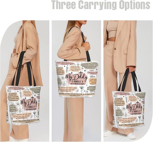 Bible Tote Bags For Women Christian Gifts For Women Church Bags Christian Tote Bag Faith Gifts For Mother'S Day in Kuwait