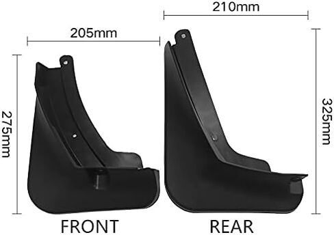مجموعة اللوحات الطينية لمجموعة Buick Encore GX 2020-2024 Mud Splash Guard Fender الأمامية والخلفية 4-PC (لا توجد نماذج ST) in Kuwait
