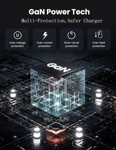 USB Wall Charger Block,Aioneus 40W 4-Port Charging Block,QC 3.0 Fast USB Wall Plug for iPhone Xs/XS Max/XR/X/8/7/6,Tablets,Charging Cube with Galaxy/Note/Edge,LG,Nexus,HTC,Google Pixel,and More in Kuwait