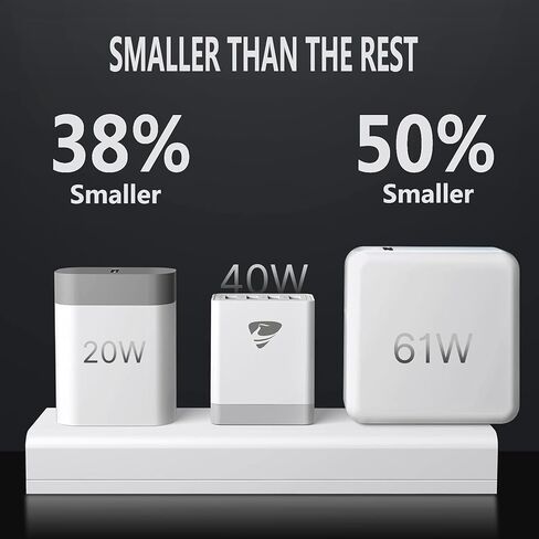 USB Wall Charger Block,Aioneus 40W 4-Port Charging Block,QC 3.0 Fast USB Wall Plug for iPhone Xs/XS Max/XR/X/8/7/6,Tablets,Charging Cube with Galaxy/Note/Edge,LG,Nexus,HTC,Google Pixel,and More in Kuwait