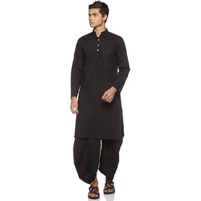 Mens Long Kurta with Dhoti Pant