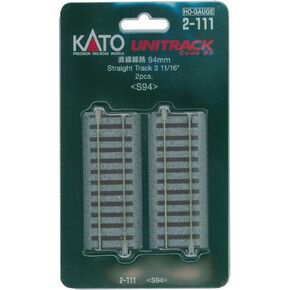 Kato KAT2111 HO 94mm 3-11/16" Straight (2)