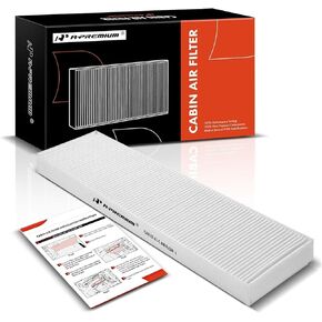 A-Premium Cabin Air Filter Compatible with Chevrolet Equinox & Pontiac Torrent & Saturn Vue & Suzuki XL-7, 2002-2009, V6 3.6L, Replace# 22665802