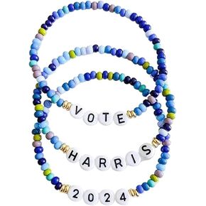 Kamala Harris 2024 Bracelets President Vote Campaign Merch Kamala Harris Merchandise Bracelet for Women Men
