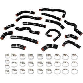 Mishimoto MMHOSE-LCR-99HHBK Silicone Ancillary & Heater Hose Kit, Compatible With Toyota Land Cruiser 4.7L 1998-2002, Black