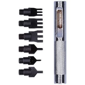 Flat Leather Prong, Leather Prong Set Leather Thonging Tool Leather Thonging Chisel for Leather Crafting