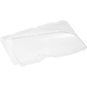 X AUTOHAUX Car Front Headlight Headlamp Lense Clear Lens Cover Cap PC Shell for BMW E46 2002-2005 4 Door 63126924046 63127165772 63127165786 Right Side