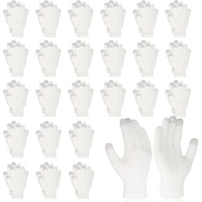 24 Pairs Winter Gloves Touchscreen Magic Gloves Stretchy Knit Cotton Gloves Bulk For Men Women Homeless Cold Weather