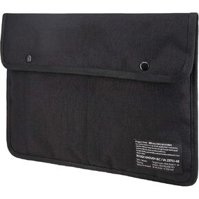Rough Enough Laptop Sleeve 13 Inch Laptop Case Cover Bag for Computer with Accessory Pocket Tactical Outdoor Cordura Black