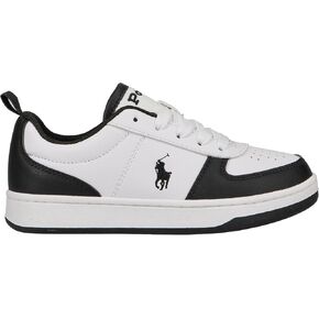 POLO RALPH LAUREN Polo Court II Big Kid Black/White 7