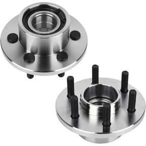 KUSATEC 515032 2pcs Front Wheel Bearing and Hub Assembly Compatible with 1997-2004 Dodge Dakota 1999-2003 Durango, 6 Lug Bolts without ABS