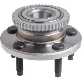 513221 Front Wheel Bearing and Hub Assembly Compatible With 2005-2014 Fo-rd Mustang (4-Wheel ABS Only) /2005-2007 Avanti [5 Stud Hub w/ABS]