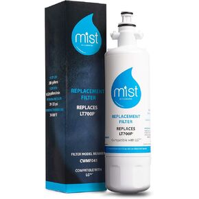 ADQ36006101 Replacement for LG LT700P Refrigerator Water Filter, ADQ36006102, Kenmore Elite 9690, 46-9690, 469690, RFC 1200A, FML-3, LFX31925ST, LFXS32766S,1 Pack -Mist