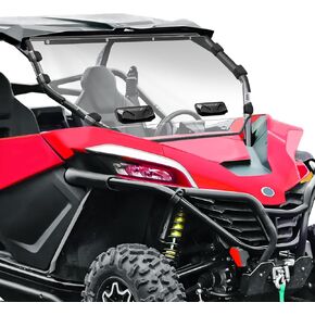 Zforce 950 Windshield with Vents, StarknightMT Zforce 950 Vented Front Full Windshield Compatible with CFmoto Zforce 950 H.O. Sport/ 950 H.O EX 2022 2023 2024 ZForce 950 Sport 2020 2021 2022