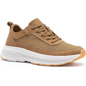 OrthoComfoot Men's Orthopedic Fashion Sneakers for Arch Support: Comfortable Walking Shoes for Plantar Fasciitis, Casual Breathable Orthotic Outdoor Shoes for Foot and Heel Pain Relief