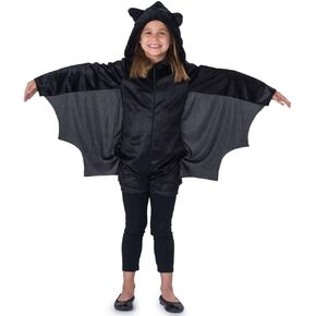 Dress Up America Bat Costume Kids - Batgirl Costume for Girls - Halloween Costume for Girls - Kids Black Vampire Bat Costume