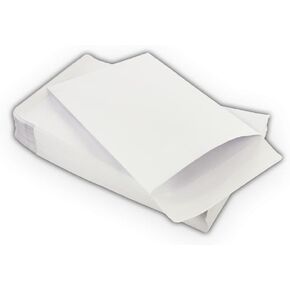 25 EcoSwift 6" x 9", Self-Seal White Paper Envelopes for Mailing Shipping Invitations Catalogs Documents Letters 6x9