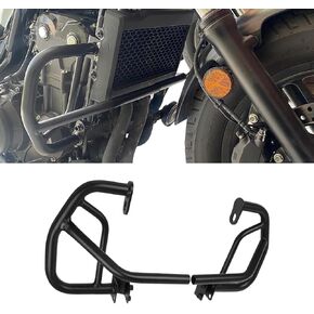 CHIFUN Engine Guard Highway Crash Bars Steel Replacement for Honda Rebel 300 CMX300 2017-2021 /CL300 2023 2024 Black Motorcycle Frame Protection Bars