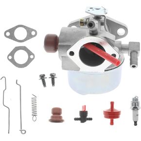 640350 Carburetor for Tecumseh LEV100 LEV105 LEV120 LV195EA LV195XA 6.75 HP Engine, for Toro 20016 20017 20018 Lawn Mower with 34336A 32653 Governor Link 36281 Spring