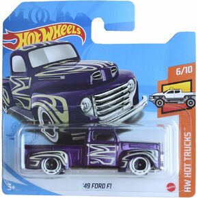 Hot Wheels '49 Ford F1, HW Hot Trucks 6/10 [Purple] Short Card