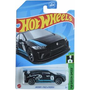 Hot Wheels Jaguar I Pace eTrophy, HW Green Speed 9/10 [Black] 158/250