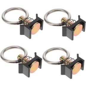 4 Pcs Single Stud Fitting Track Accessories Cargo Control Tie Downs Steel Track Systems