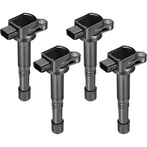 Set of 4 UF583 Ignition Coil Pack Compatible with 2002-2011 Honda Civic 2003-2007 Honda Accord Element CR-V S2000 2002-2006 RSX CSX 2.0L 2.2L 2.4L L4 Replacement for C1382 5C1382 UF311