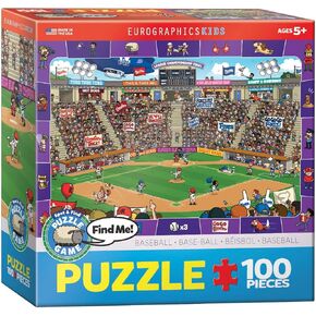 Baseball - Spot and Find 100-Piece Puzzle, Star