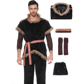 Mens Costume Cosplay Outfitit Top Pants Halloween Cosplay Outfit Suit Frozen