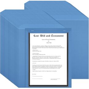 150 Pack Manuscript Covers Blue Manuscript Paper Letter Size Will Cover Top Bound Business Report Covers Legal Document Cover Book Cover for Judges and Other Practitioners