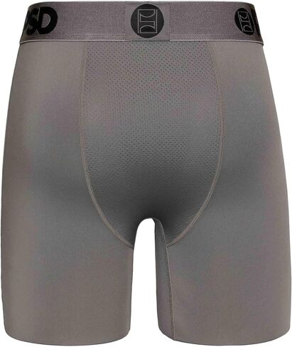 PSD Men's Cotton 3-Pack-Drk Hthr Boxer Briefs, Multi, L in Kuwait