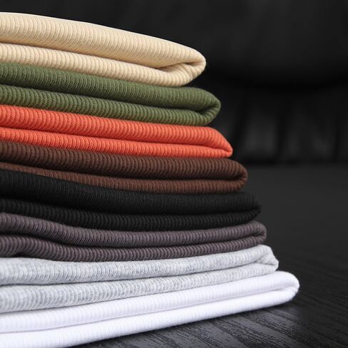 GEMBERA Womens Racerback Sleeveless V Neck Ribbed Knit Cotton Fitted Basic Cami Cropped Halter Tank Top Shirt in Kuwait