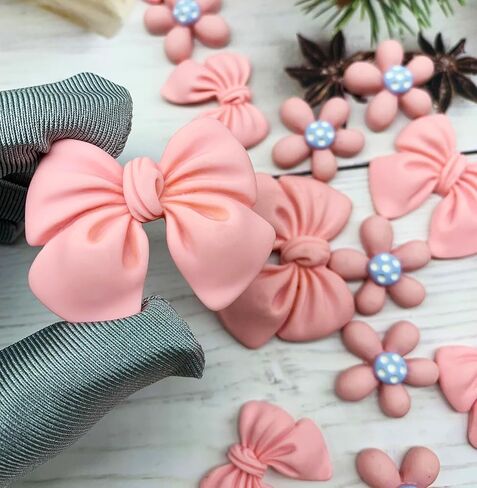 16Pcs Bow Flower Shoe Charms for Women Shoes Accessories for Clog Sandals/Slippers/Bracelet in Kuwait